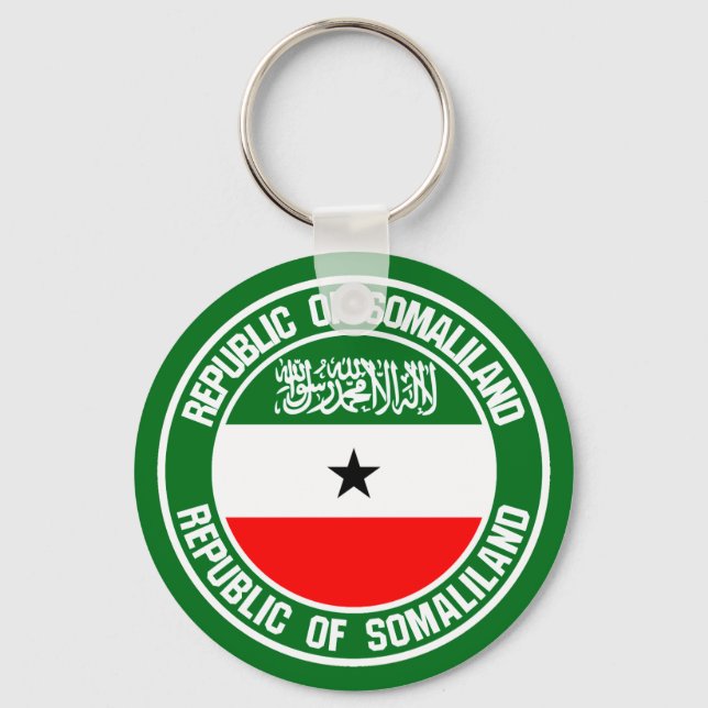 Chaveiro Somaliland Round Emblem (Frente)