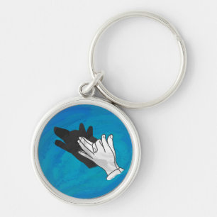 Chaveiro Sombra de Lobo em Azul