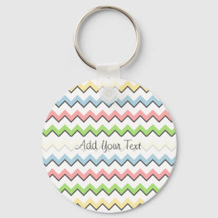 Chaveiro Sombra Pastel da Chevron-Gota por Shirley Taylor