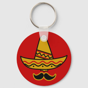 Chaveiro Sombrero e Mustache