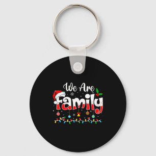 Chaveiro Somos Família 2025 Pijama de Natal Divertido Combi