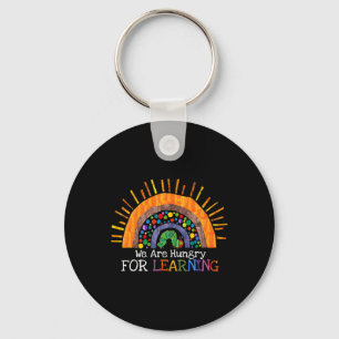 Chaveiro Somos Famintos Por Aprender Arco-íris Presente Par