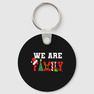 Chaveiro Somos Pijamas De Natal Familiares Correspondendo A