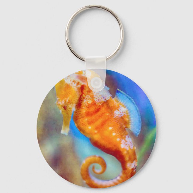 Chaveiro Sonda Laranja com Cavalo (Frente)