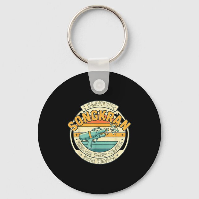 Chaveiro Songkran 2026 Survivor Funny Thai New Year  (Frente)