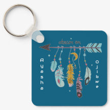 Sonhe Boho Tribal Nativo Personalizado Tribo/Nome