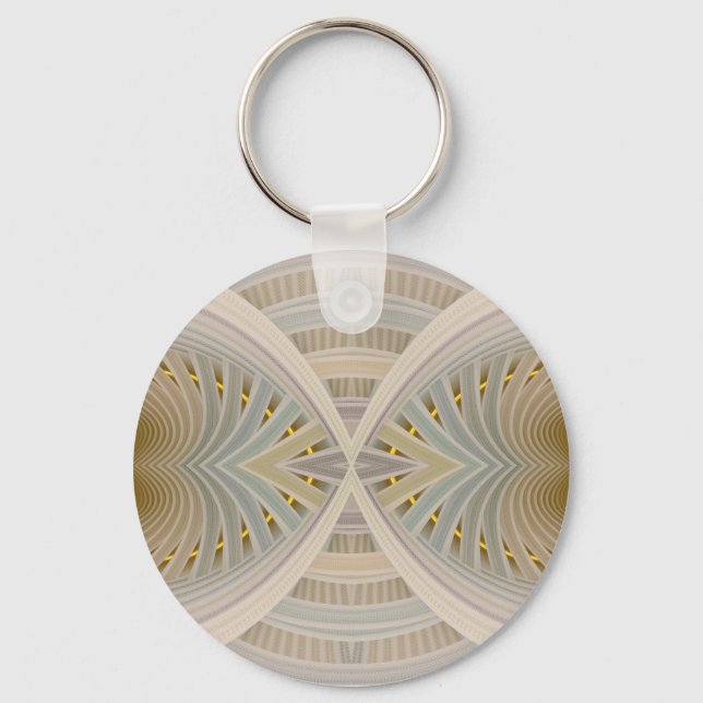 Chaveiro Sonho Dentro De Um Sonho Pastel Abstrato Chevrons (Frente)