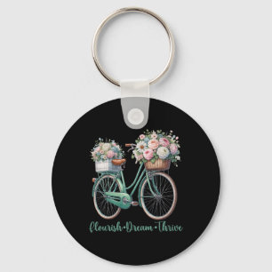 Chaveiro Sonho Farto Bicicleta Floral Feliz 8647 Trum