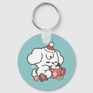 Chaveiro Sonhos De Bolachas Cozy - Chocolate Quente e Natal