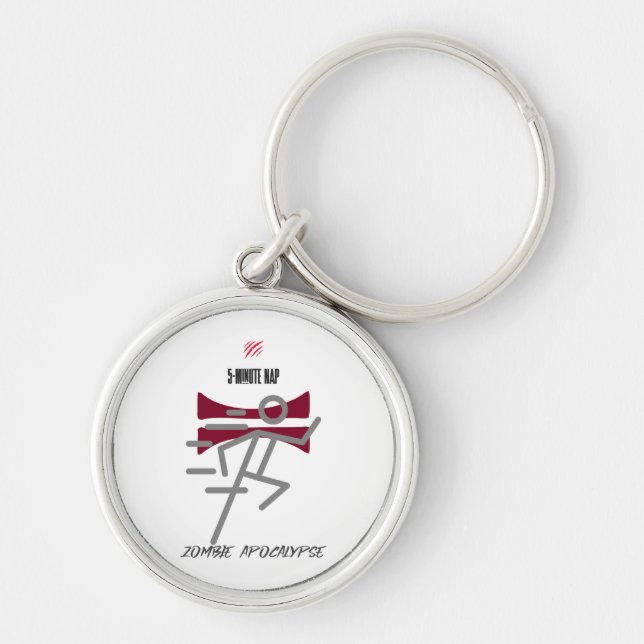 Chaveiro Sono de 5 minutos = Apocalipse de Zombie (Frente)