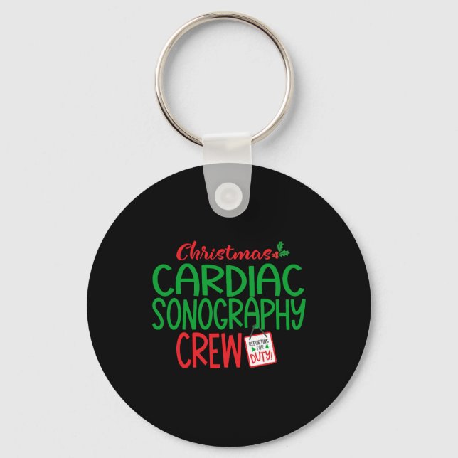 Chaveiro Sonógrafo cardíaco de Natal (Frente)
