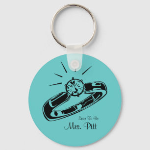 Chaveiro Soon To Be Mrs. Custom Keychain