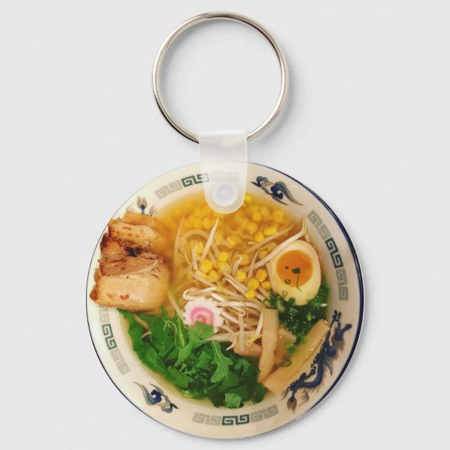 Chaveiro Sopa de Pork Ramen Noodle (Frente)