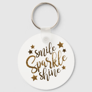 Chaveiro Sorria, Sparkle, brilha