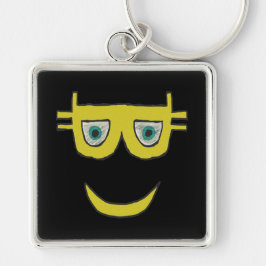 Chaveiro Sorriso de Símbolo Bitmoney Feliz