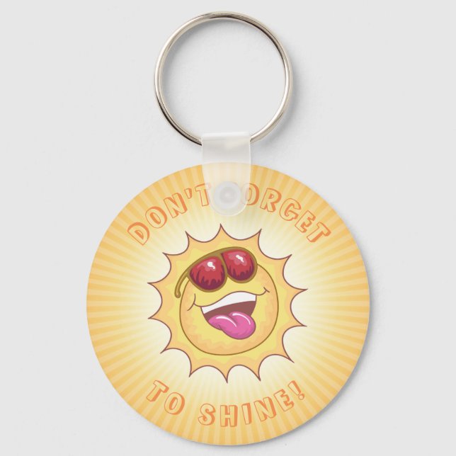 Chaveiro Sorriso de sol com confirmação (Frente)