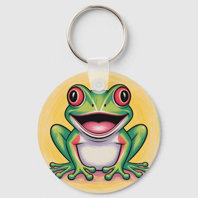 Chaveiro Sorriso Gentil do Sapo (Frente)