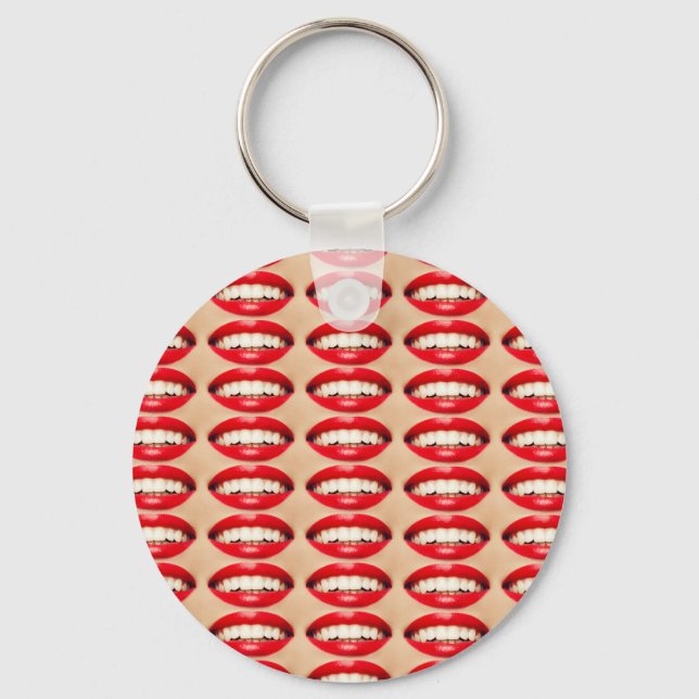Chaveiro Sorriso perfeito Fatale Pop-art (Frente)