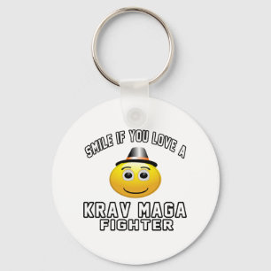 Chaveiro Sorriso se você ama o lutador de Krav Maga