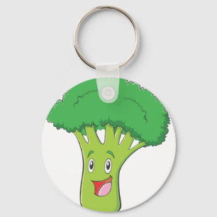 Chaveiro Sorriso vegetal dos brócolos felizes