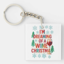 Chaveiro Sorrisos de Natal em Tinta Álcool