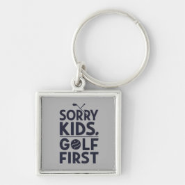 Chaveiro Sorry Kids Golf First Bold Golf Humor Art