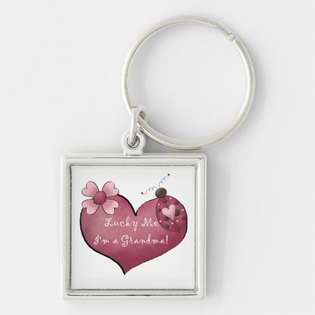 Chaveiro Sorte que sou vovó presente (Frente)