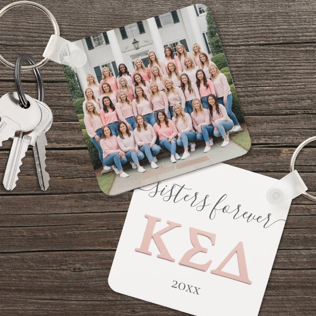 Chaveiro Sortimento Duplo Personalizado (Custom Double Sided Sorority keychain)