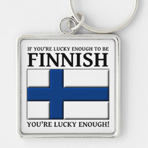 Chaveiro Sortudo o Suficiente para Ser Finlandês