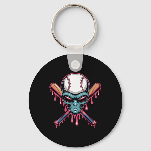 Chaveiro Sorvete Assustador Alien T Vender Halloween Assust (Frente)