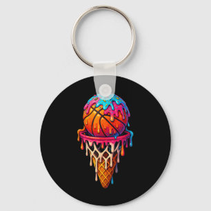 Chaveiro Sorvete de Basquete Drip Para Meninos Meninas Juve