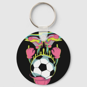 Chaveiro Sorvete de futebol pingando homens mulheres jogo d