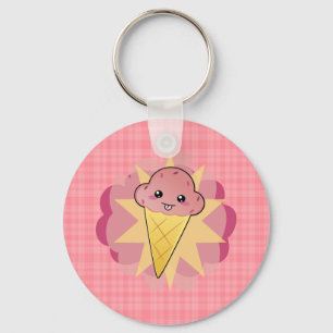 Chaveiro Sorvete Kawaii