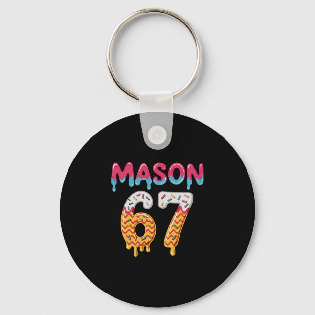 Chaveiro Sorvete Six Seven Drip 67 Mason Meme  (Frente)