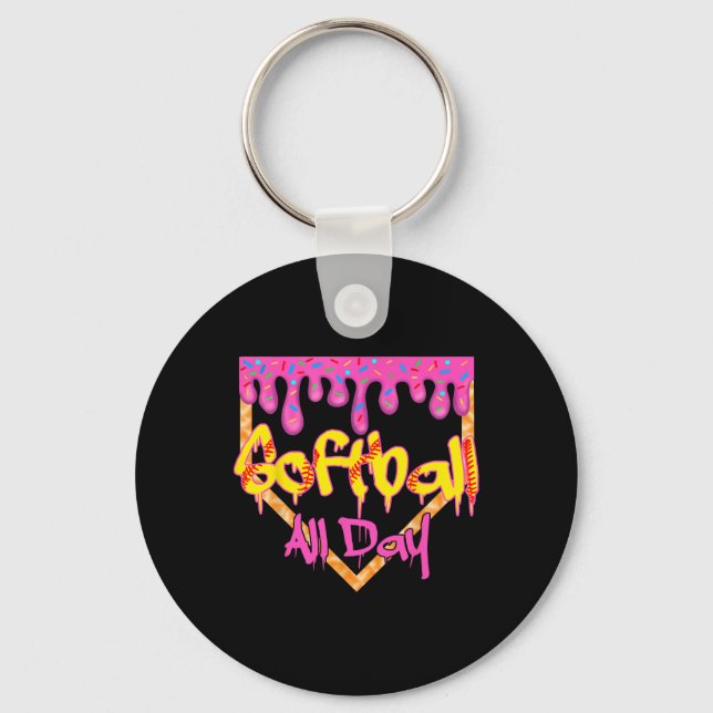 Chaveiro Sorvete Softll All Day Drip Home Plate (Frente)
