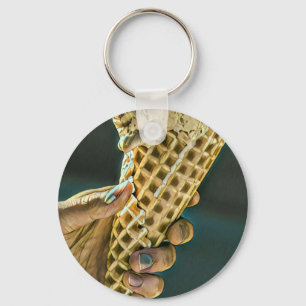 Chaveiro Sorvete sundae para crianças