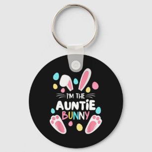 Chaveiro Sou a tia Coelhinha da Páscoa da Família Coelhante