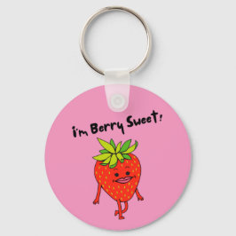 Chaveiro Sou Berry Sweet! - Arma de Fruta Engraçado