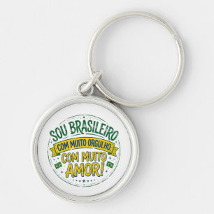 Chaveiro Sou Brasileiro Com Muito Orgulho Vintage
