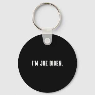 Chaveiro Sou Joe Biden Fantasia de Halloween Engraçada e Pr