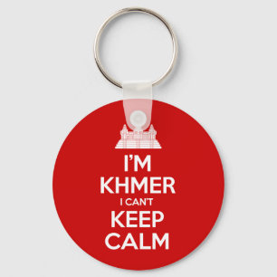 Chaveiro Sou Khmer, não posso ficar calmo