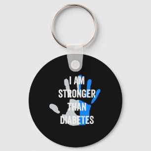 Chaveiro Sou mais forte que diabetes - um diabetes tipo um 