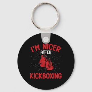 Chaveiro Sou Mais Simpático Depois do Kickboxing Kick Boxer