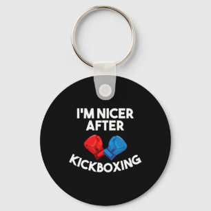 Chaveiro Sou Mais Simpático Depois do Treino de Kickboxing