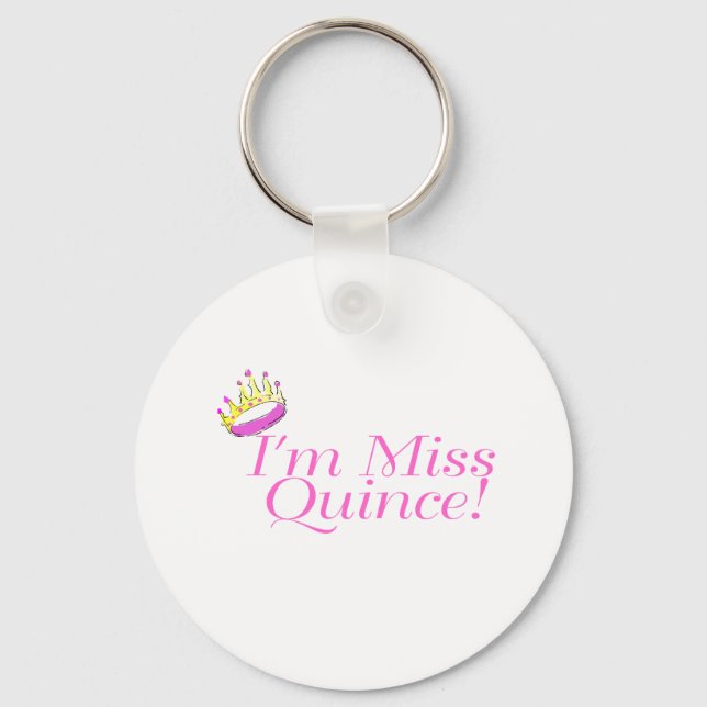 Chaveiro Sou Miss Quince (Frente)