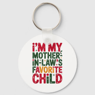 Chaveiro Sou o filho favorito da minha sogra Natal das Mães