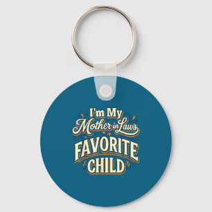Chaveiro Sou o Filho Favorito da Minha Sogra, Pai/Mãe Engra