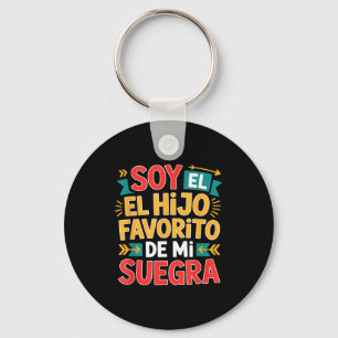 Chaveiro Sou o filho favorito ditado engraçado colorido