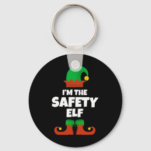 Chaveiro Sou o Oficial de Natal de Pijama da Família do Elf