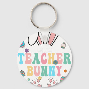 Chaveiro sou professora coelho, retrô, vintage